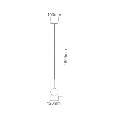 Lampa wisząca nowoczesna Bao I cromo IP44 OR80049 - Open Design Highlights